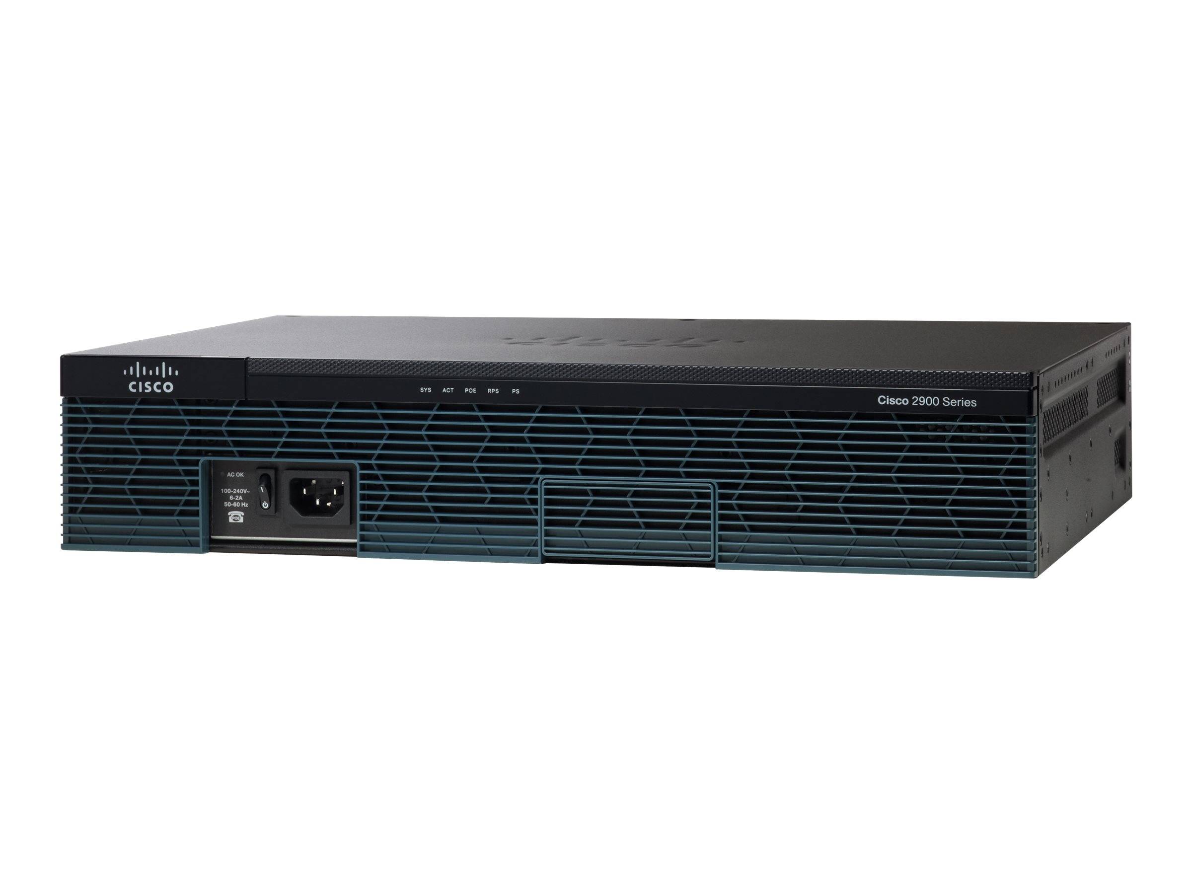 Cisco 2911 Security Bundle - Router - GigE - WAN-Ports: 3an Rack montierbar