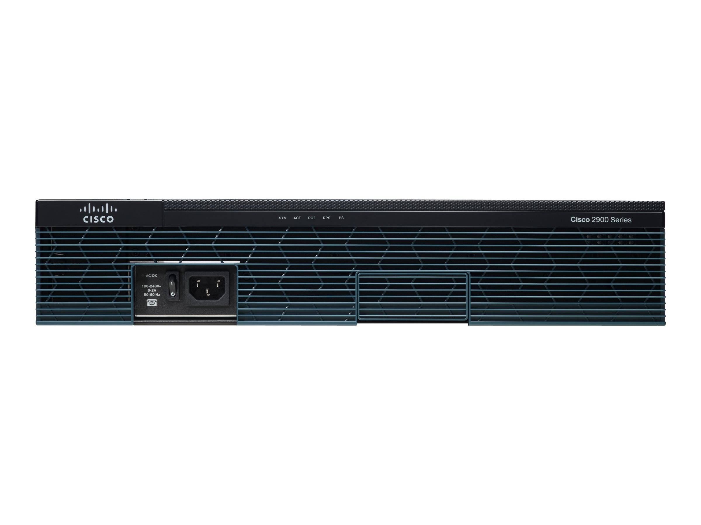 Cisco 2911 Security Bundle - Router - GigE - WAN-Ports: 3an Rack montierbar
