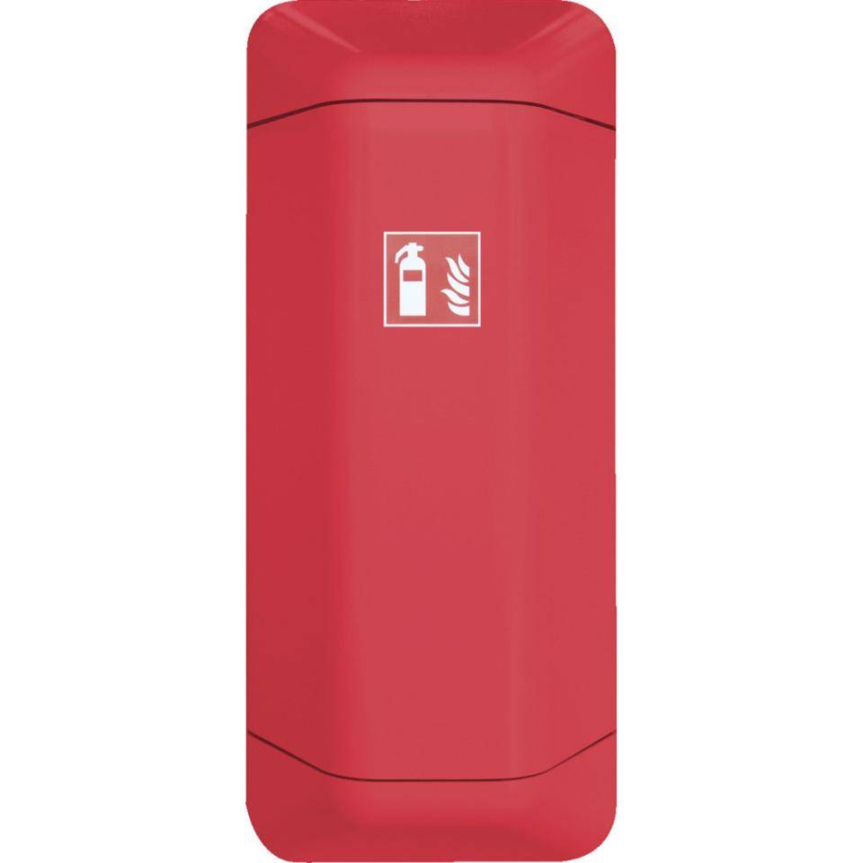 Aufbewahrungsschrank für Feuerlöscher, rot, 11,3kg, 1027x433x225mm