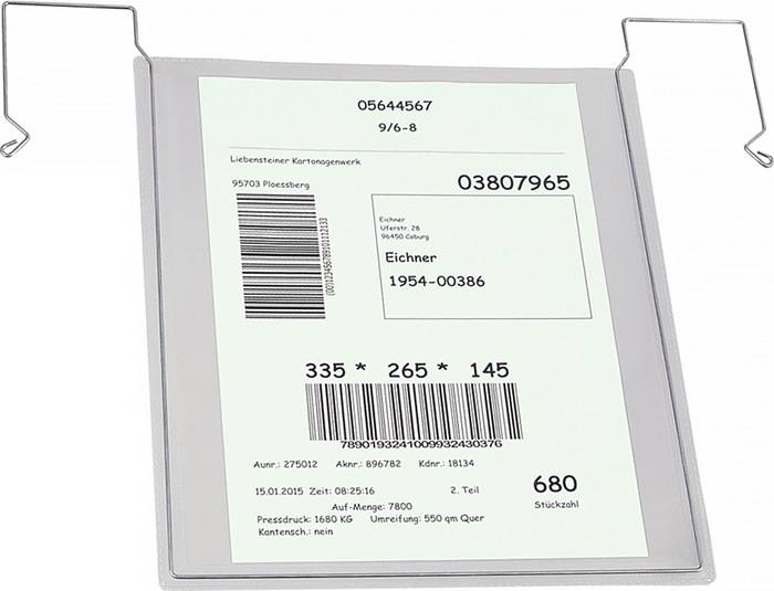 Dokumententasche B280xH325mm DIN A4 hoch m.flex.Drahtbügel EICHNER