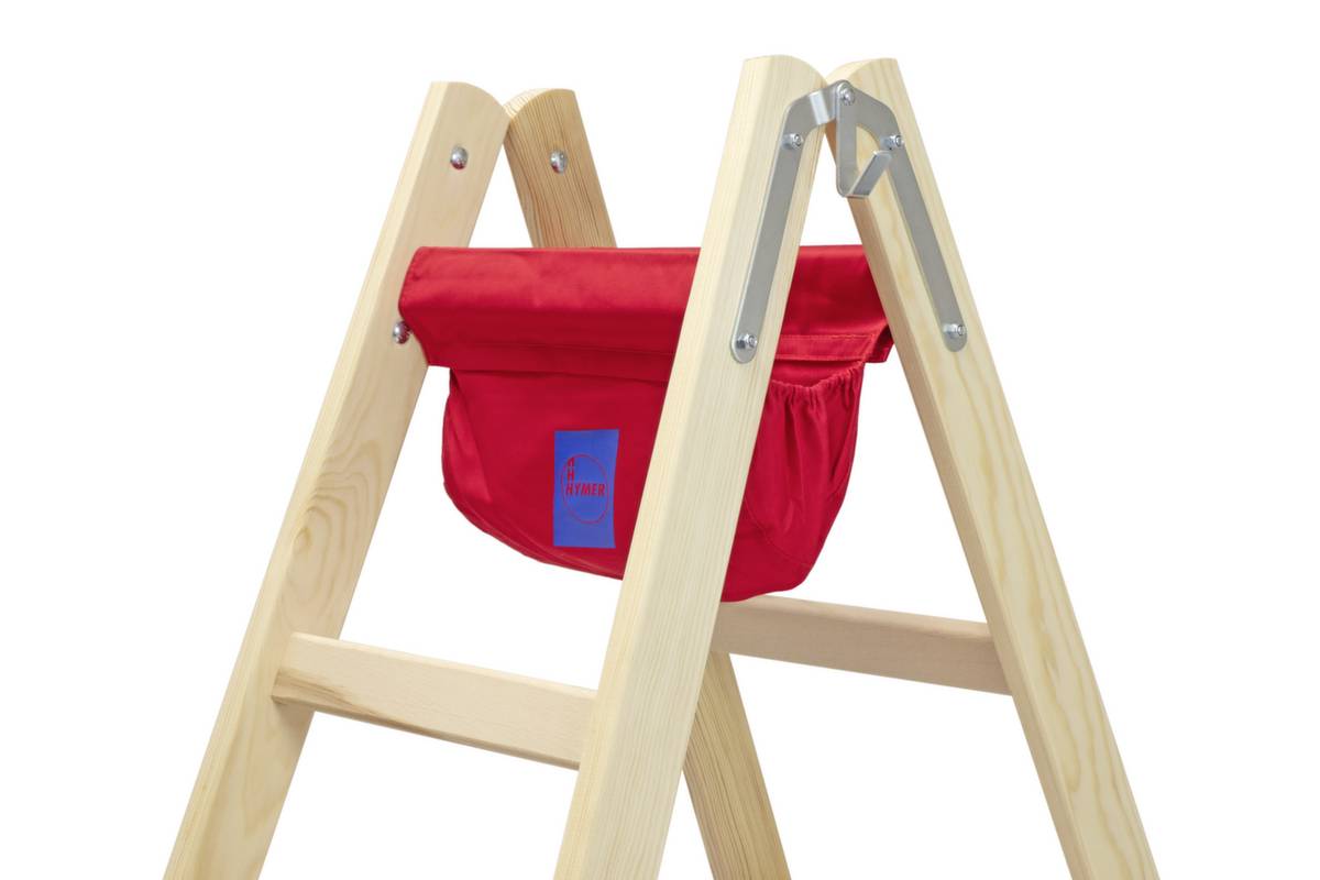 Stufenstehleiter,beidseitig,2x12 Stufen,Holm L 3,48m,Holz