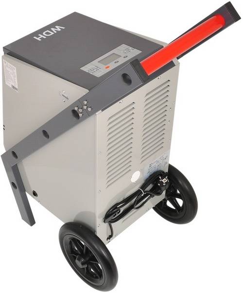 WDH Bautrockner WDH-500AH - für 170m² - 50 Liter/Tag - mit geeichtem (MID) Stromverbrauchszähler (kW/h Zähler)