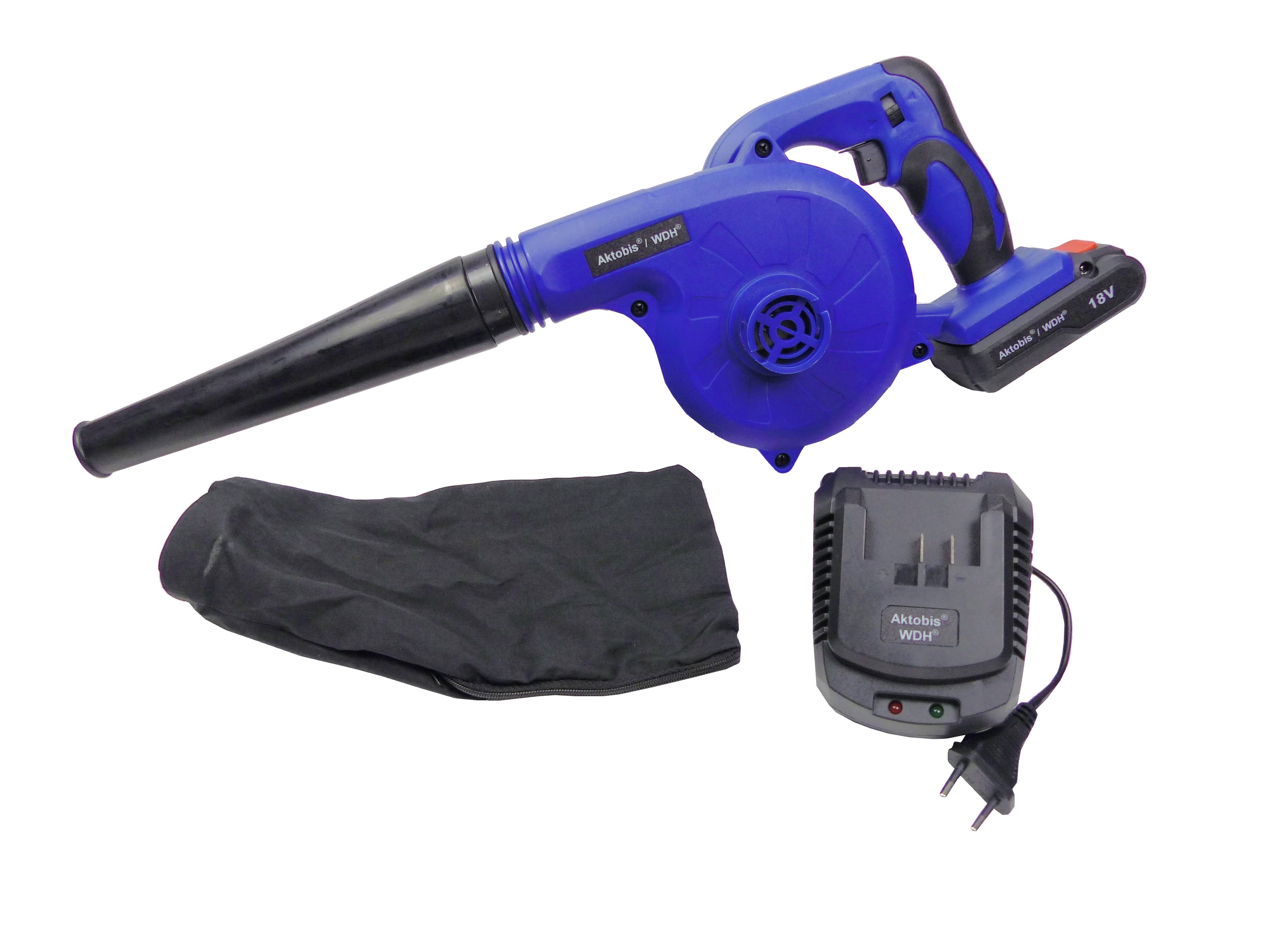 WDH Akku Handgebläse WDH-6601 – Für das Wegblasen oder Aufsaugen von Staub und Schmutz