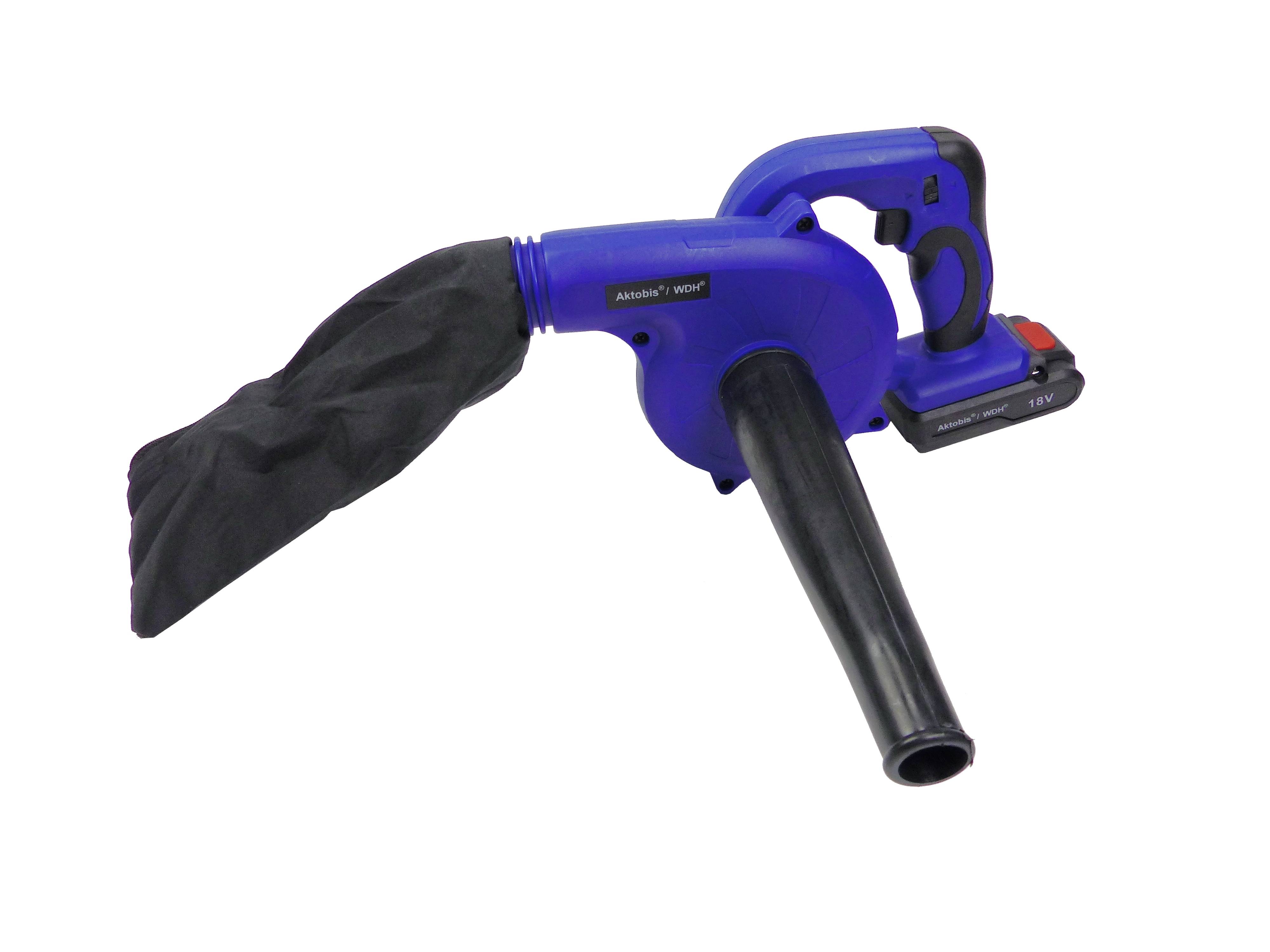 WDH Akku Handgebläse WDH-6601 – Für das Wegblasen oder Aufsaugen von Staub und Schmutz