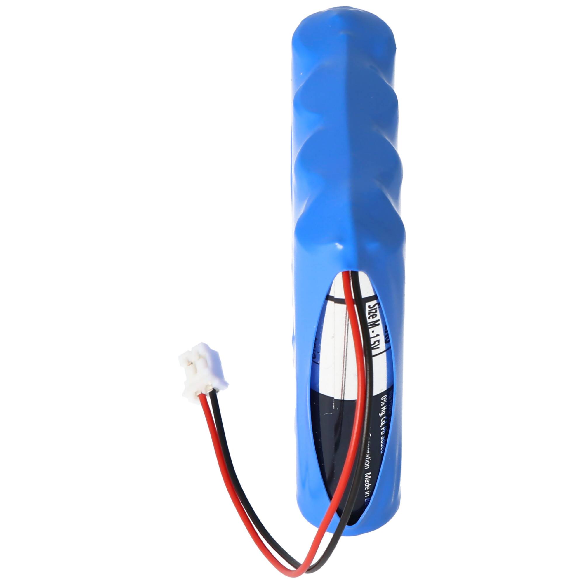 6VQ-02, 09.30 Batteriepack AA für Messerschmitt 6VQ-02, 09.30 6 Volt, 4x AA Panasonic Batterien, 10cm Kabel inkl. PHR 2