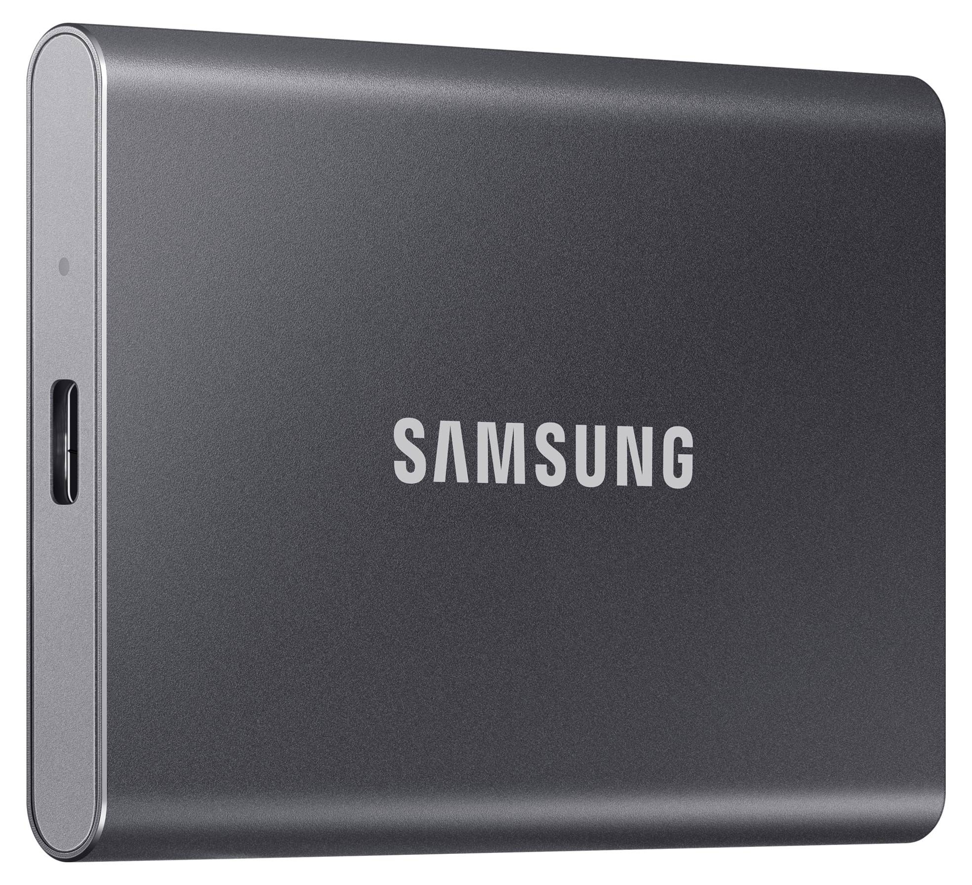 Samsung Portable T7 1TB Externe SSD USB-A (USB 3.2 Gen 2) Grau PC/Mac MU-PC1T0T/WW