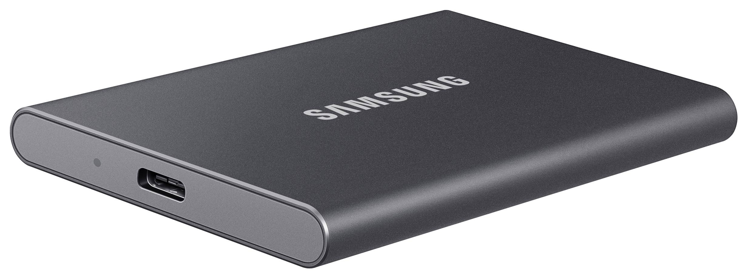 Samsung Portable T7 1TB Externe SSD USB-A (USB 3.2 Gen 2) Grau PC/Mac MU-PC1T0T/WW