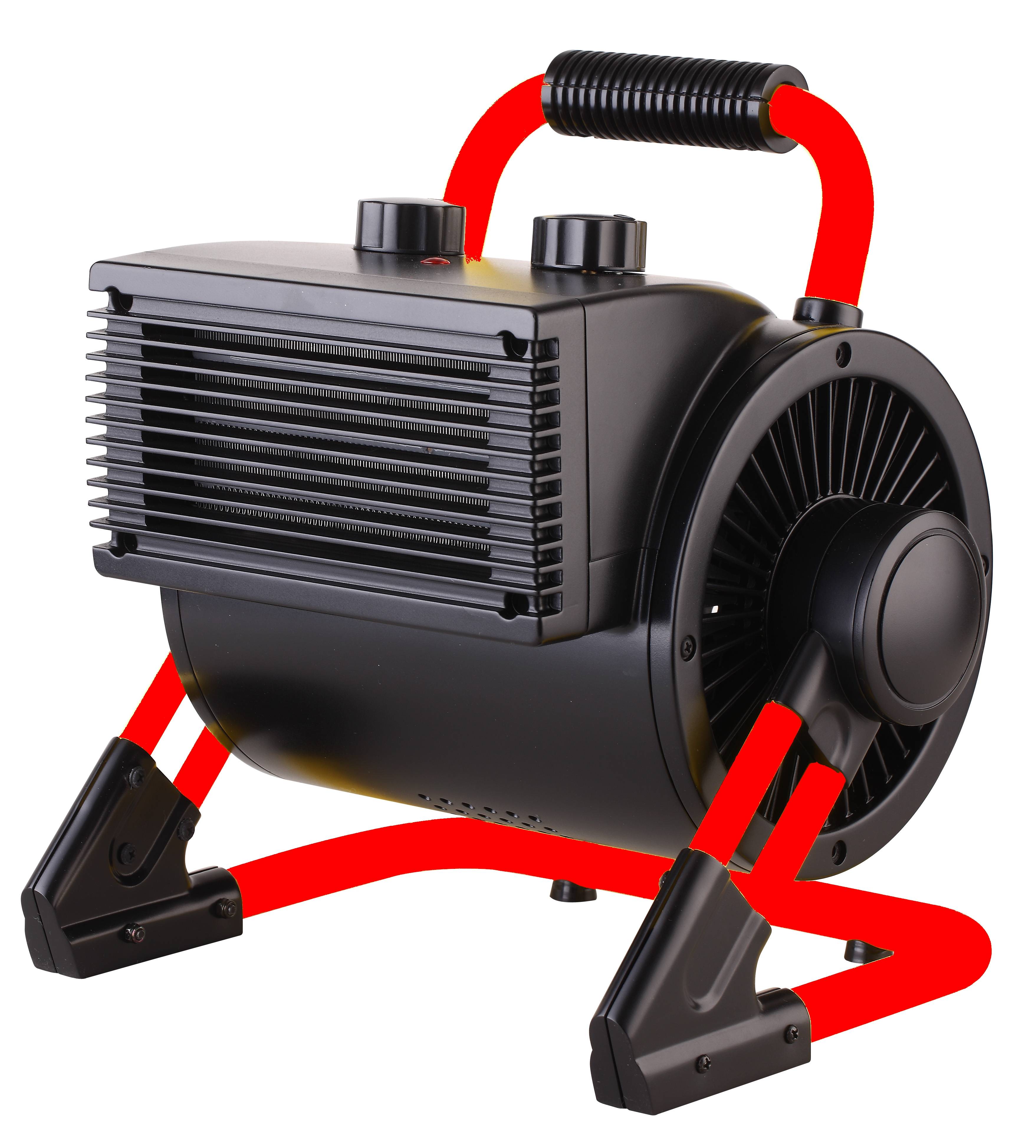 WDH E-Heizer Frostwächter WDH-BGP02 (2kW) - Heizgebläse, Direktheizgerät - 17m² - H 32 x B 30 x T 25 cm