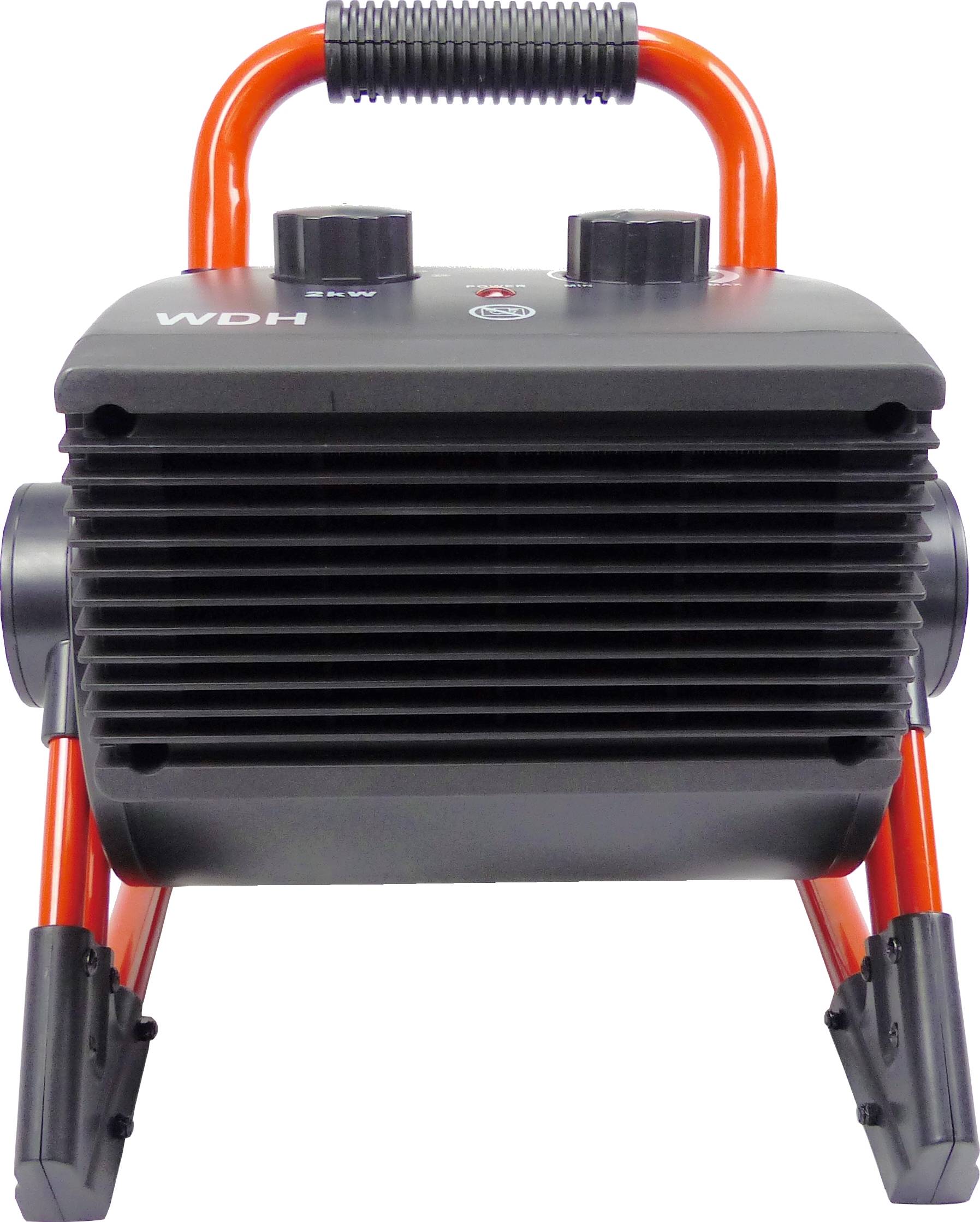 WDH E-Heizer Frostwächter WDH-BGP02 (2kW) - Heizgebläse, Direktheizgerät - 17m² - H 32 x B 30 x T 25 cm