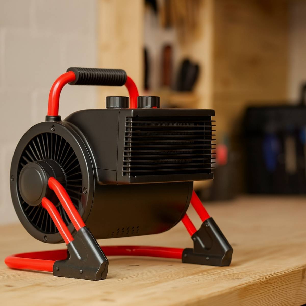 WDH E-Heizer Frostwächter WDH-BGP02 (2kW) - Heizgebläse, Direktheizgerät - 17m² - H 32 x B 30 x T 25 cm