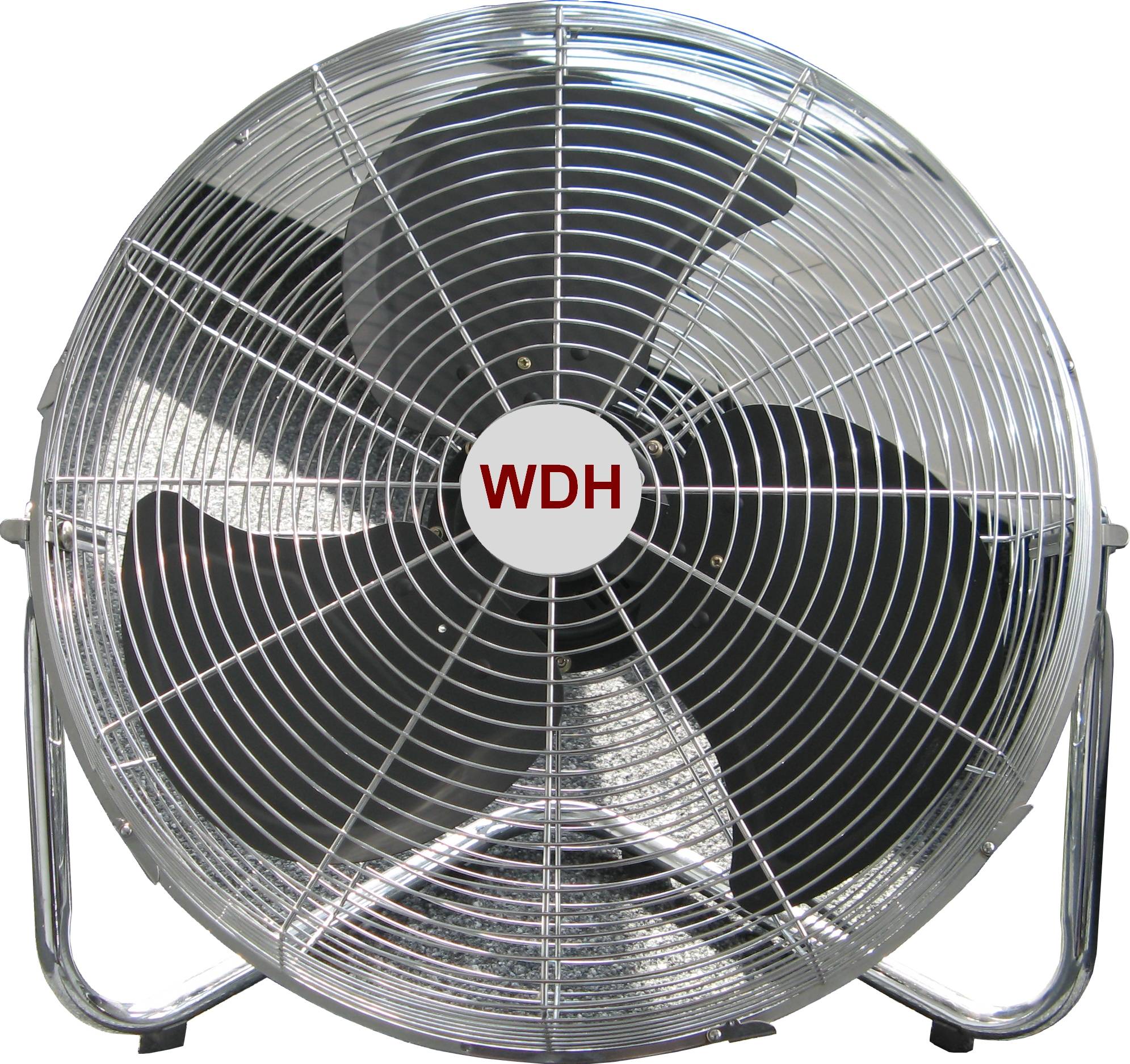 WDH Bodenventilator WDH-FE50X - 120 W (0,6 A) - (Ø x H) 50 x 61 cm - Silber