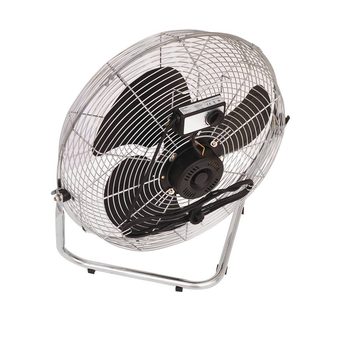WDH Bodenventilator WDH-FE50X - 120 W (0,6 A) - (Ø x H) 50 x 61 cm - Silber