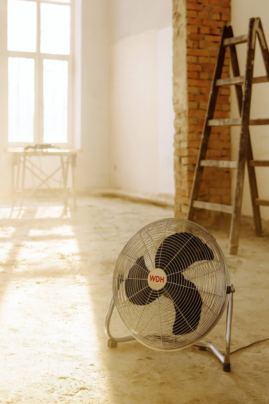 WDH Bodenventilator WDH-FE50X - 120 W (0,6 A) - (Ø x H) 50 x 61 cm - Silber