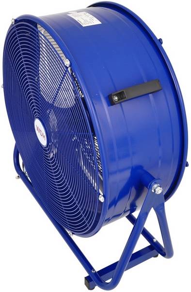 WDH Trommelgebläse WDH-TG60L - 260 W (1,2 A) - (Ø x H) 63 x 76,5 cm - Metall - 5.900 m³/h Luftumwälzung
