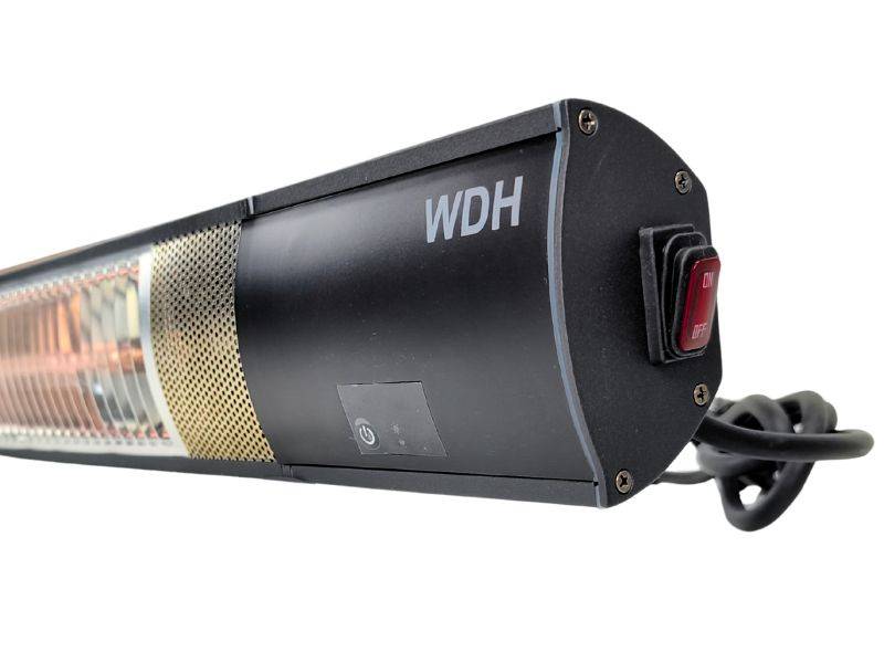 WDH Wand-Heizstrahler WDH-300WS - 3.000 W - Außenbereichstauglich/Outdoor - Gastro, Bar, Restaurant