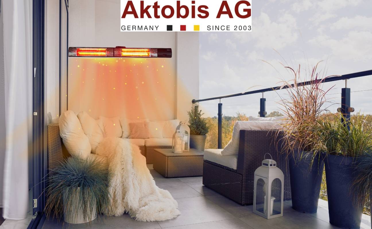 WDH Wand-Heizstrahler WDH-300WS - 3.000 W - Außenbereichstauglich/Outdoor - Gastro, Bar, Restaurant