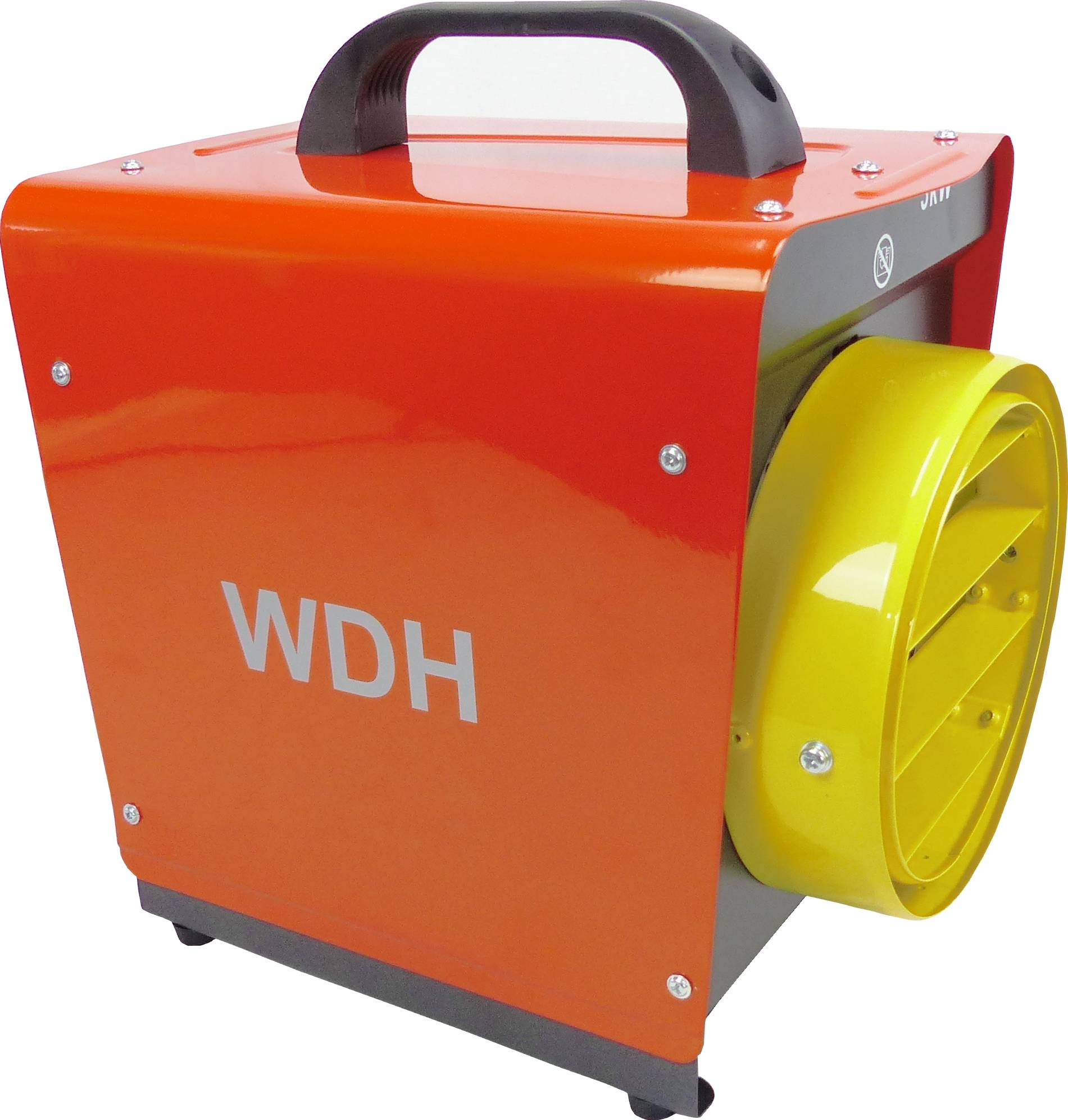 WDH Heizgebläse WDH-BGP031S (3kW) - Ø 20cm Luftschlauchanschluss - 25m² - H 33,5 x B 27,5 x T 33 cm