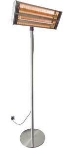 WDH Stand-Heizstrahler WDH-240GT - 2.4000 W - Outdoor & Indoor - Terrassenstrahler, Balkonheizer, Heizpilz