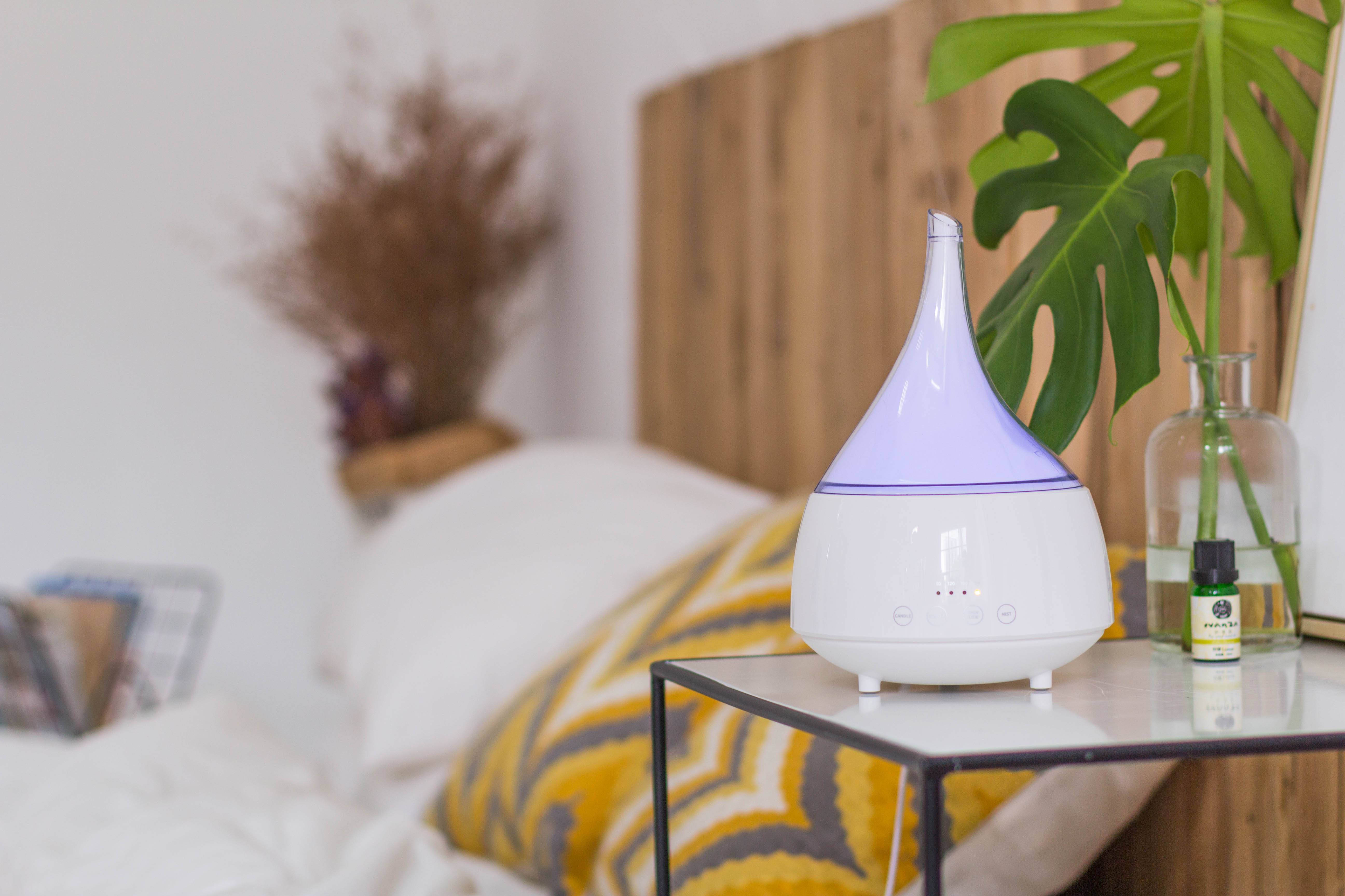 WDH Aroma Diffuser WDH-AD31 - 20m² - Ultraschall-Hochfrequenz-Oszillation - 12W - leiser Betrieb - für Schlafzimmer,Büro