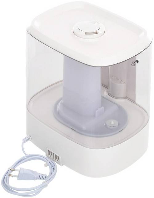 WDH Luftbefeuchter WDH-SK6630 - 40m² - Ultra-feiner Wasserdampf - 25W - flüsterleise - für Pflanzen, Tiere, Baby, Kinder