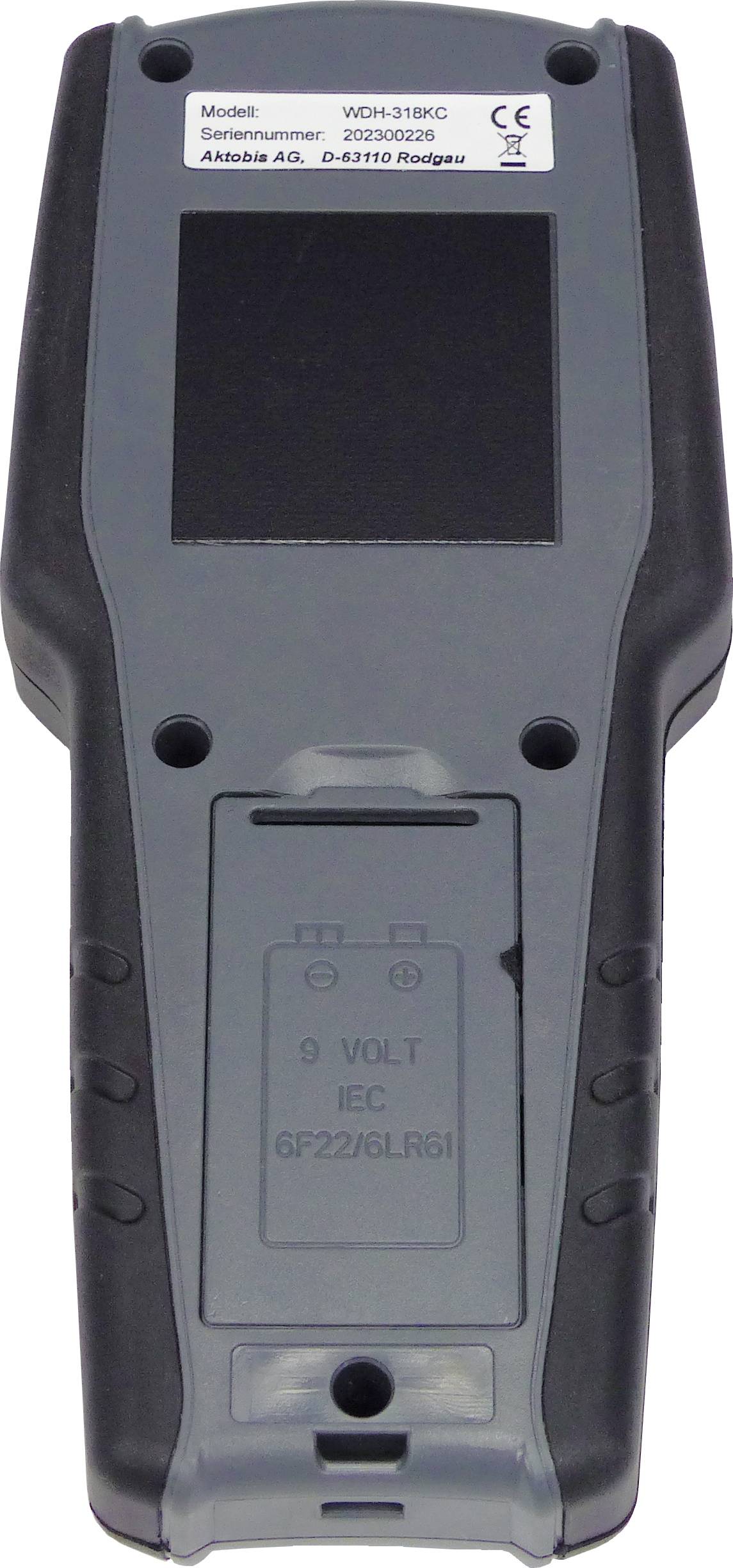 WDH Materialfeuchtemessgerät WDH-318KC - für Wände, Decken, Böden, Mauern, Holz - Baumaterialien, Baustoffe