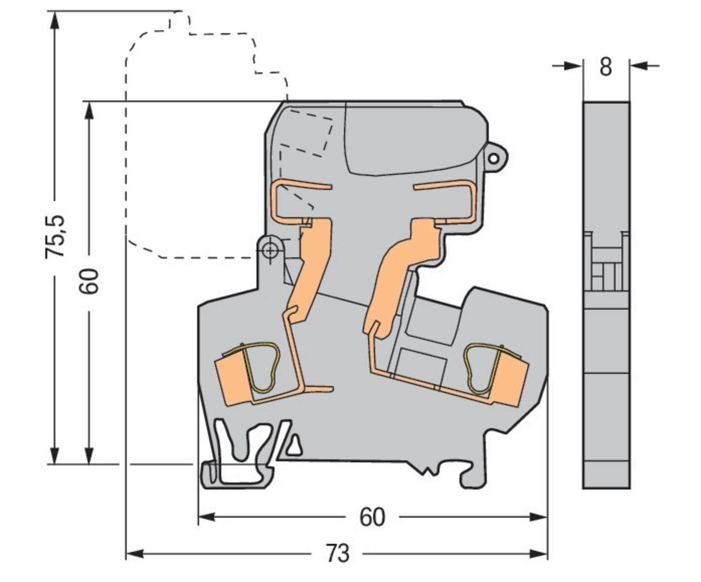 WAGO GmbH & Co. KG Sicherungsklemme 281-611