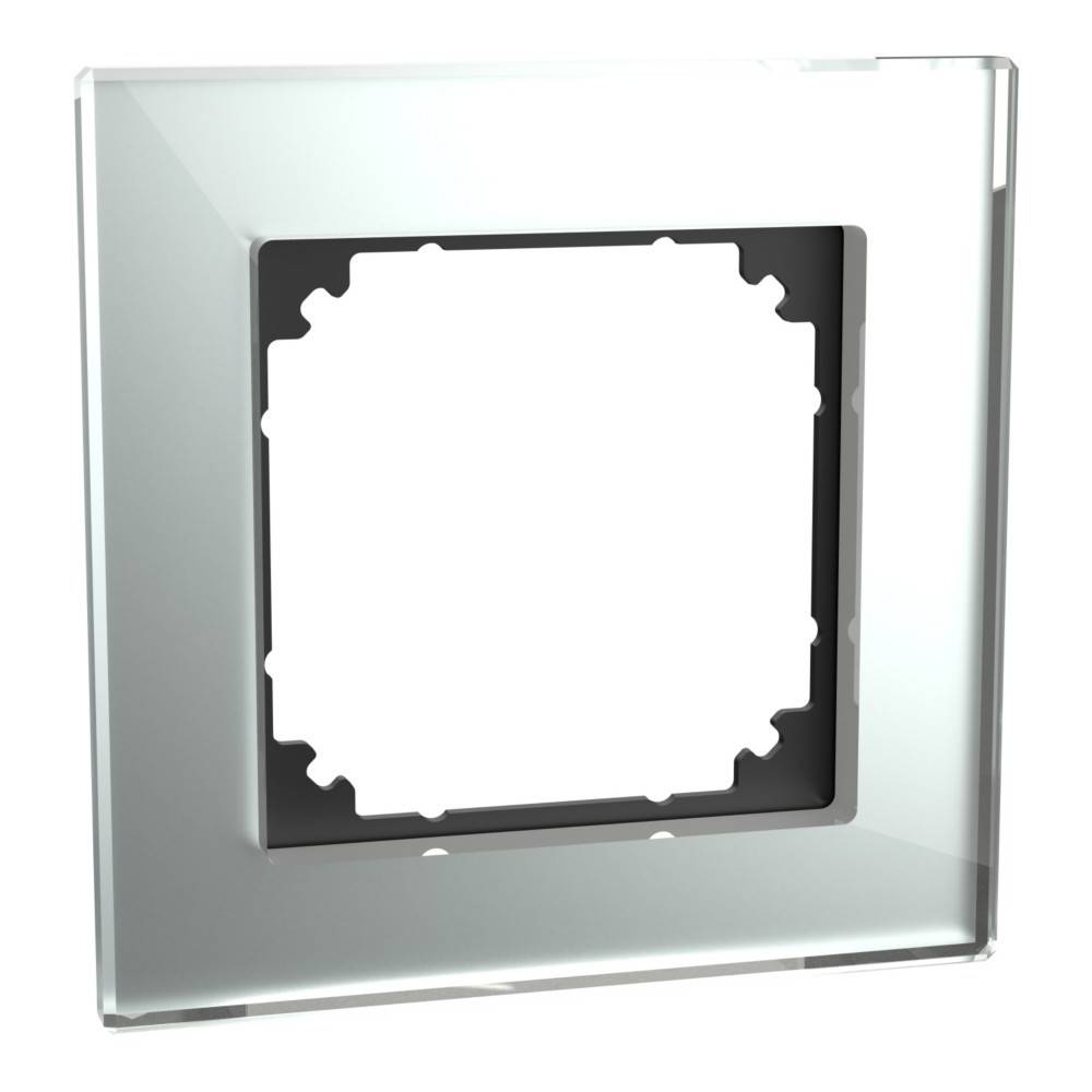 Merten Rahmen Glas 1f.diam/si 489160