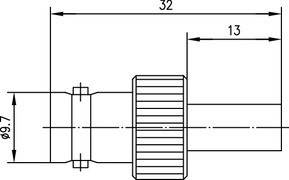 Telegärtner BNC-Kabelbuchse 100023411