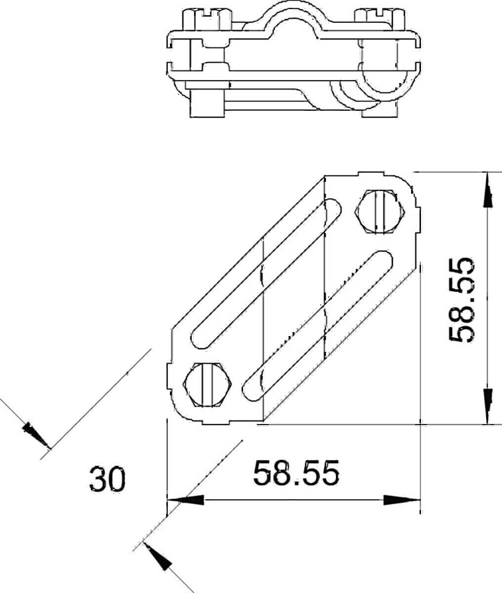 OBO Bettermann Kreuzverbinder 250 V4A