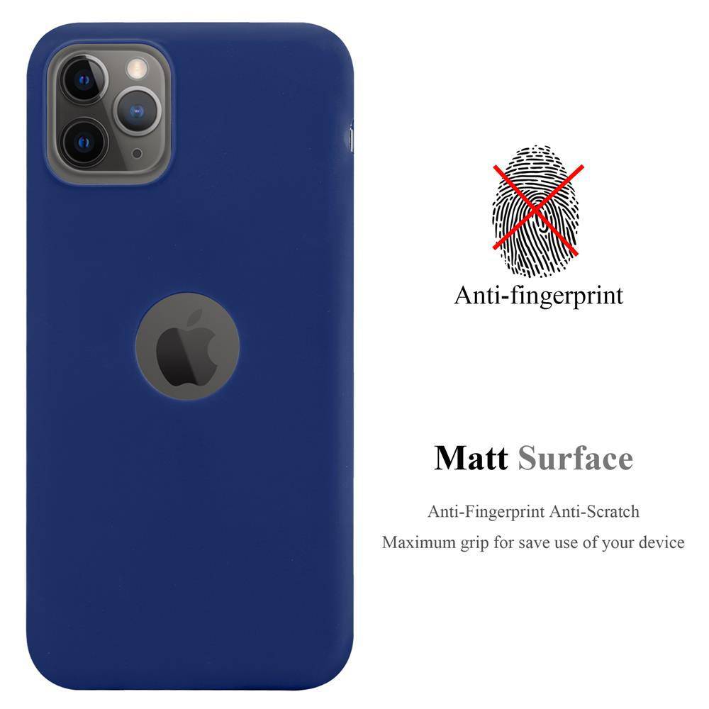 Cadorabo Hülle für Apple iPhone 11 PRO MAX Schutzhülle in Blau Handyhülle TPU Silikon Etui Case Cover