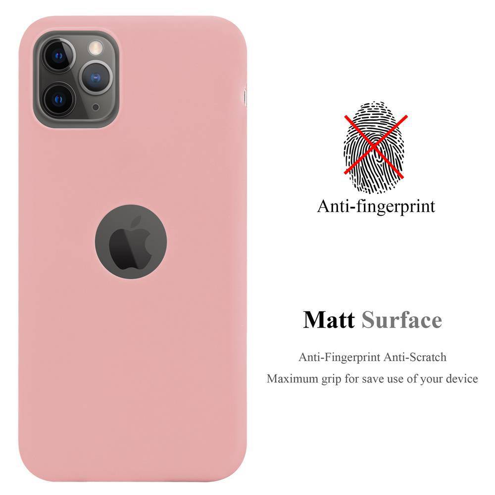 Cadorabo Hülle für Apple iPhone 11 PRO MAX Schutzhülle in Rosa Handyhülle TPU Silikon Etui Case Cover