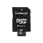 Intenso Premium - Flash-Speicherkarte (microSDXC-an-SD-Adapter inbegriffen)