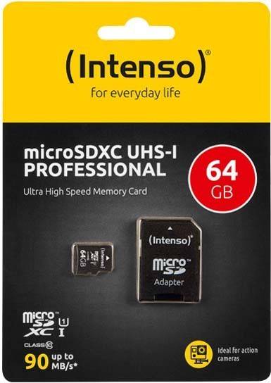 Intenso microSDXC Card 64GB INTENSO 3433490