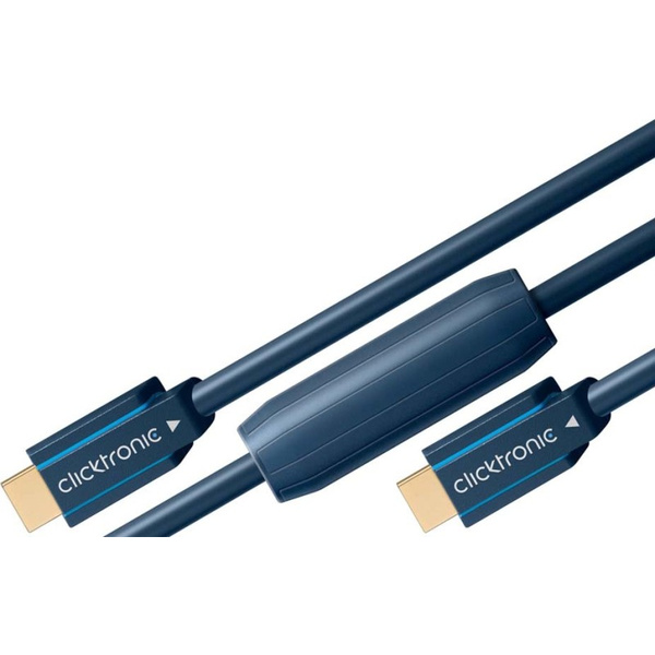 Clicktronic HDMI-Kabel aktiv,Ethernet 70089