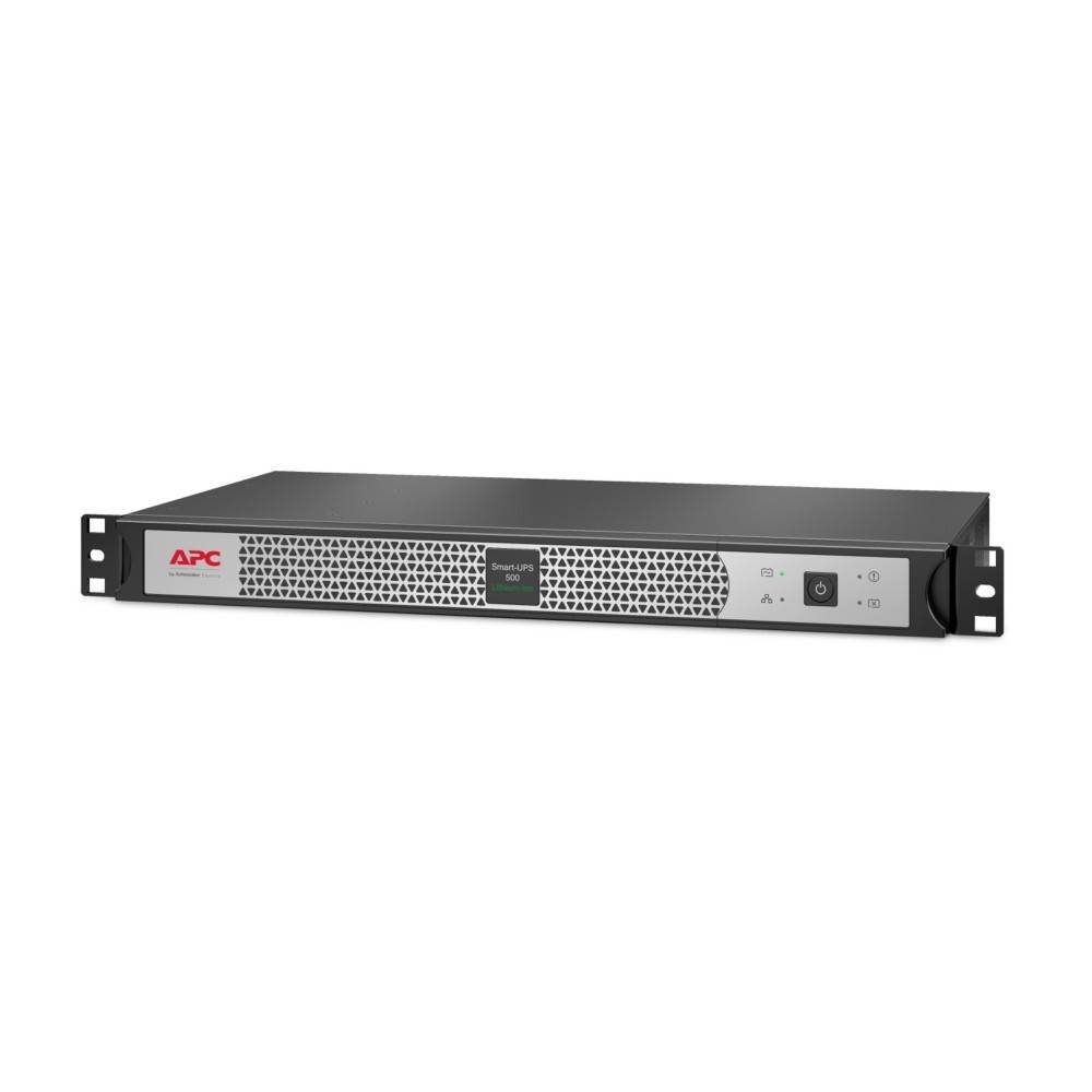 APC Rack-Mount Smart-UPS mit digitaler Anzeige, entwickelt für Stromschutz mit Batterieunterbrechungsreserve für IT- und Serverumgebungen.
