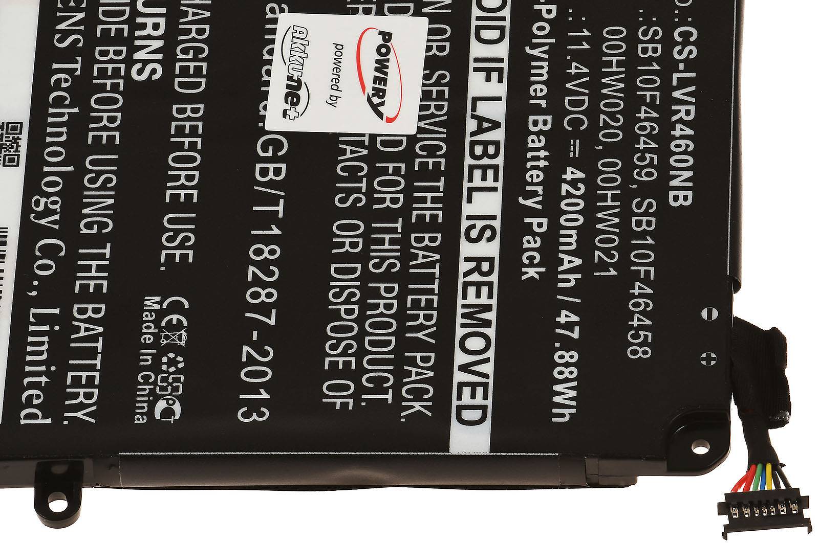 Powery Akku für Laptop Lenovo ThinkPad Yoga 460, 11,4V, Li-Polymer
