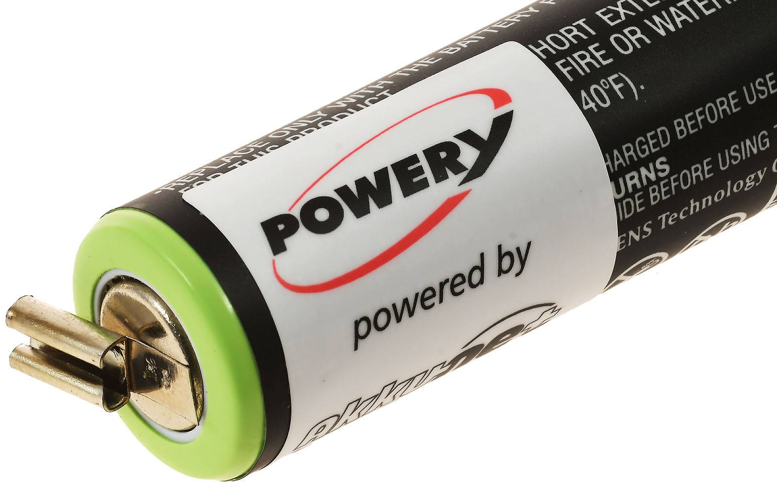 Powery Akku passend für Rasierer, Haarschneider Moser ChroMini 1591, 1591B, Typ 1591-0062 u.a., 1,2V, NiMH