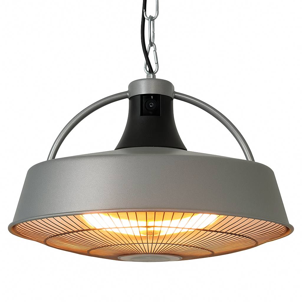 WDH Decken-Heizstrahler WDH-210S - 2.100 W - Outdoor & Indoor - Heizpilz, Terrassenheizstrahler, Wärmestrahler