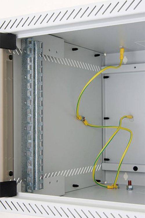 Triton 19" Wandgehäuse RXA, 1-teilig, 12 HE, 550 x 400 mm, hellgrau RAL 7035