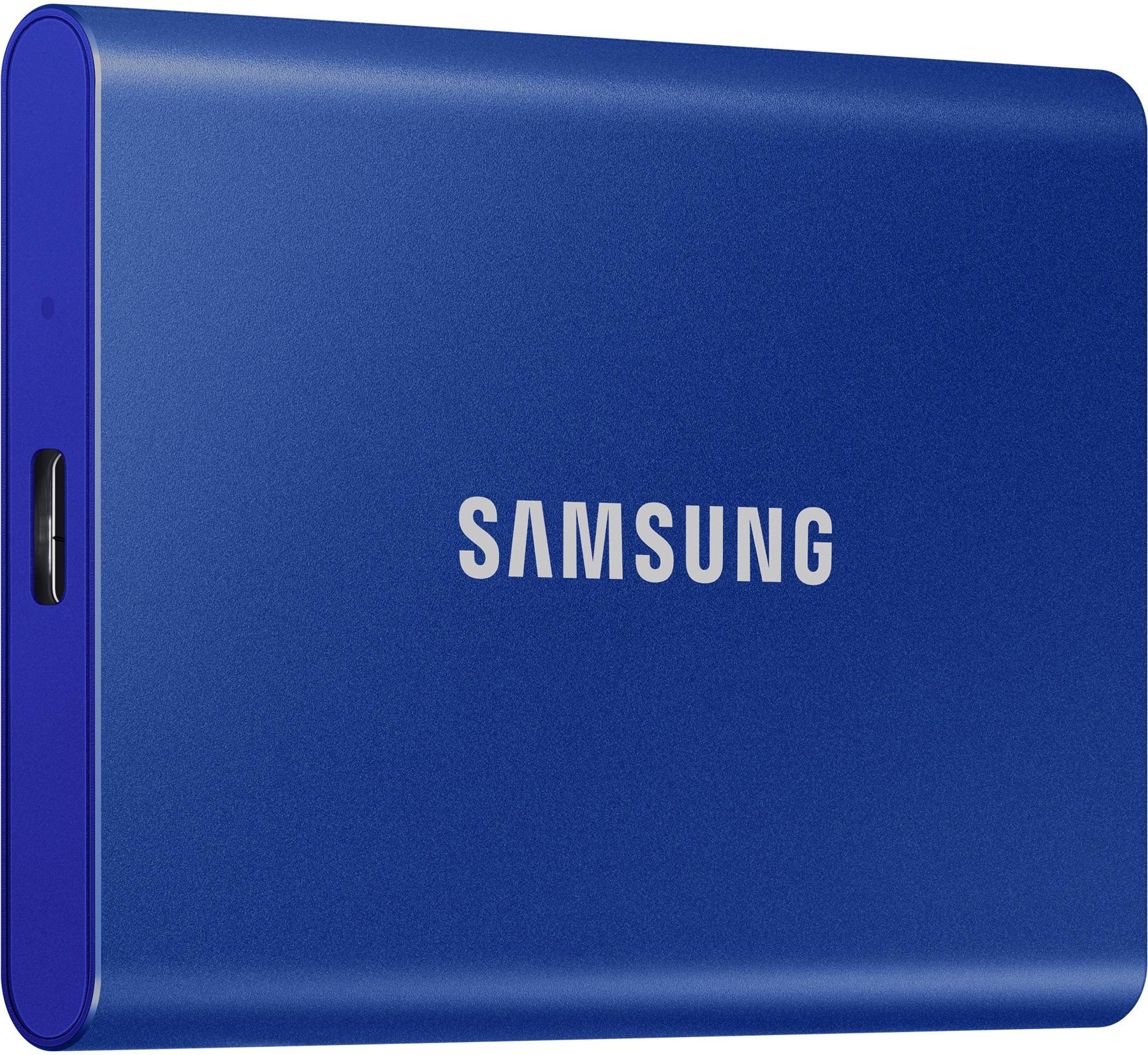 Samsung Portable T7 2TB Externe SSD USB-A (USB 3.2 Gen 2) Blau PC/Mac MU-PC2T0H/WW