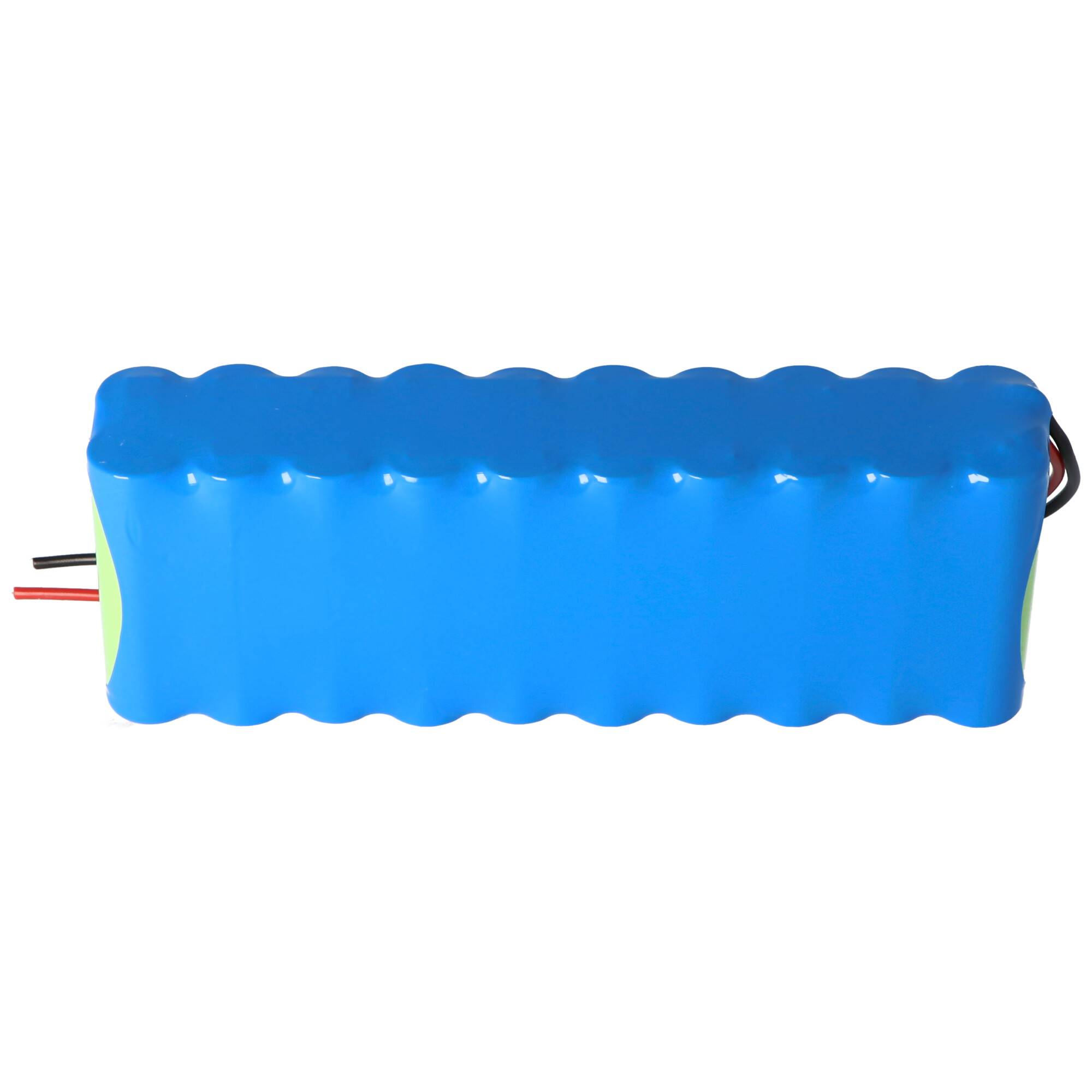 Akkupack NiMH 24V 1100mAh F2x10 WP1100AA mit 200mm Kabel 0,75mm² Abmessungen Länge 141mm Breite 29mm Höhe 49mm Gewicht 4