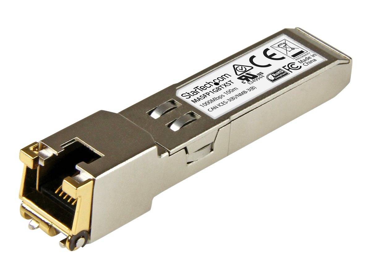 StarTech.com Cisco Meraki MA-SFP-1GB-TX kompatibel SFP - Gigabit RJ45 Kupfer 1000Base-T SFP Transceiver Modul - 100m - S
