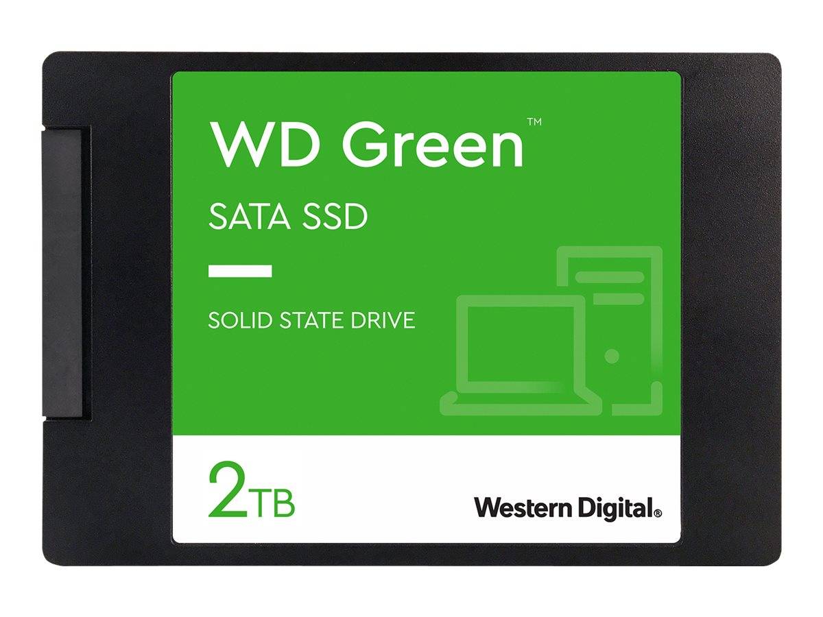 WD Green SSD WDS200T2G0A - SSD - 2 TB - intern - 2.5"" (6.4 cm)