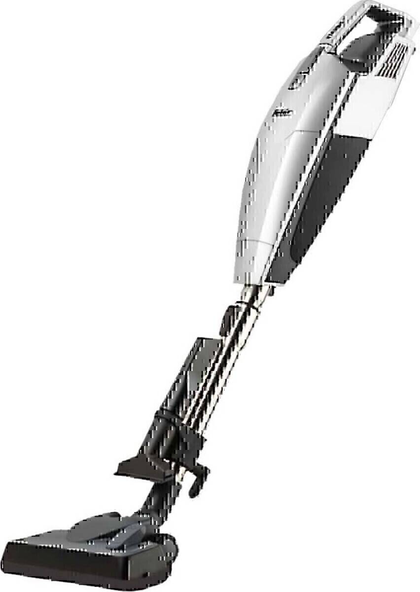 Eine Teleskop-Säge mit silber-schwarzem Design ist ausgefahren und zeigt ihre Schneidklinge.