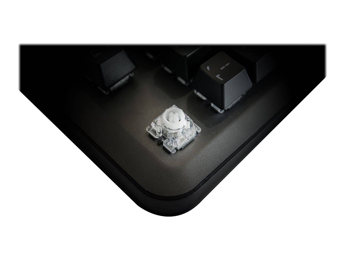 QPAD MK-95 - Tastatur - mit Lautstärkerad - backlit