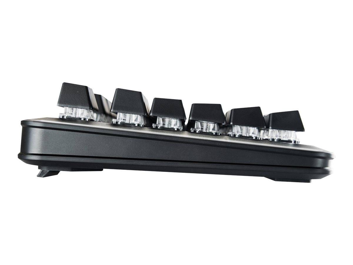 QPAD MK-95 - Tastatur - mit Lautstärkerad - backlit