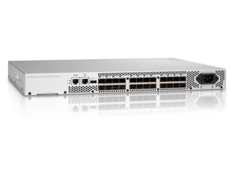 HPE 8/8 (8) Full Fabric Ports Enabled SAN Switch