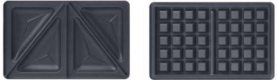 Zwei Silikonformen; linke Form hat ein Y-förmiges Design, rechte Form weist ein Raster mit quadratischen Fächern auf, geeignet zum Backen oder für Bastelarbeiten.