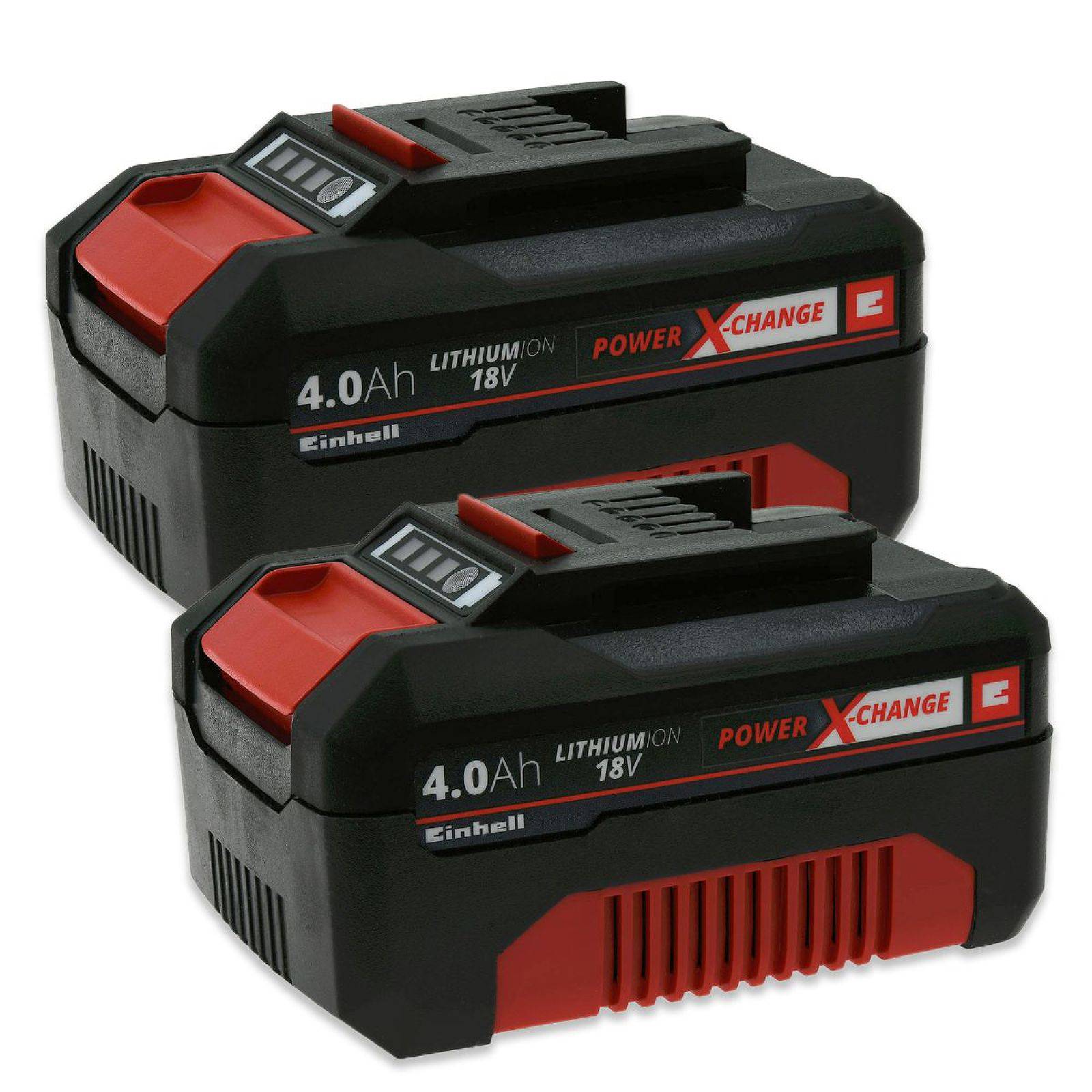 2er Set Einhell System Akku Power X-Change Li-Ion, 18V, Li-Ion