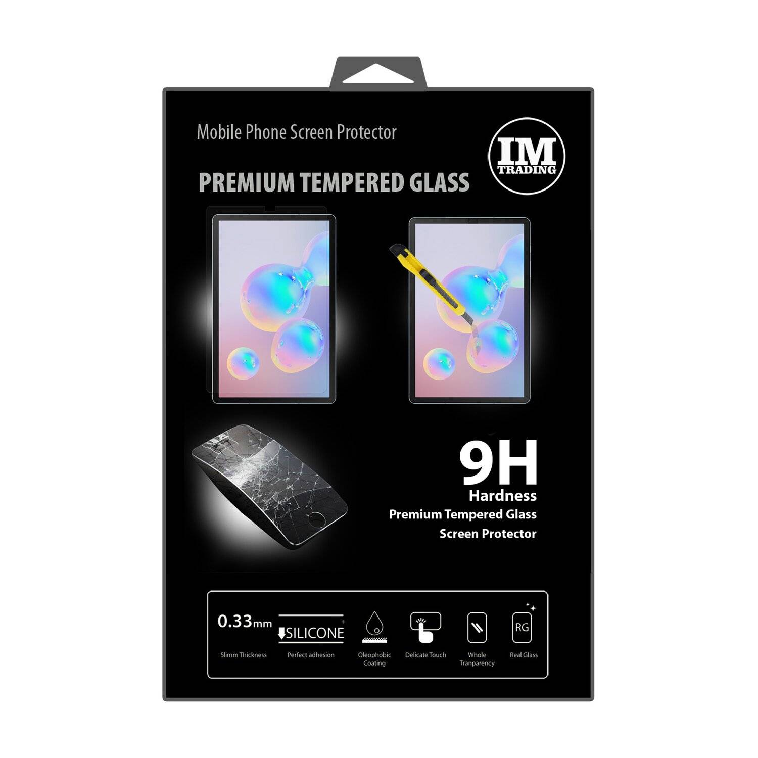 Schutzglas 9H für Samsung Galaxy Tab S6 10,5 Zoll (SM-T860 / SM-T865 ) Displayschutzfolie Schutzfolie Passgenau